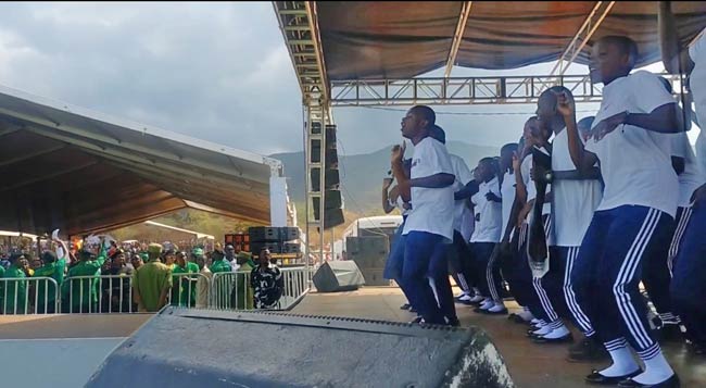 Performing at the event