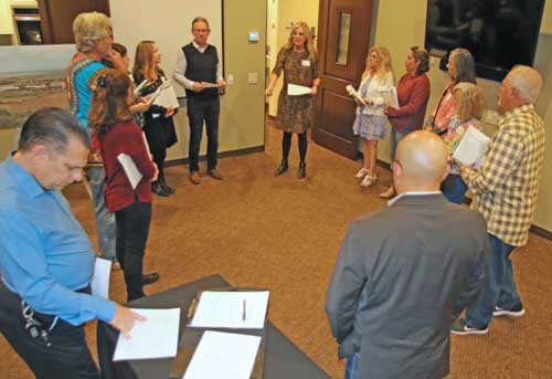 In Prayer, the leadership is preparing for the event