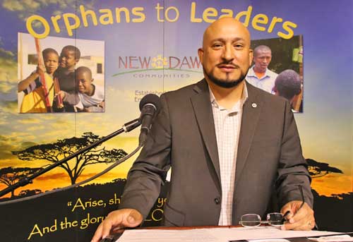 Ernesto is the speaker for the 2021 fund raiser